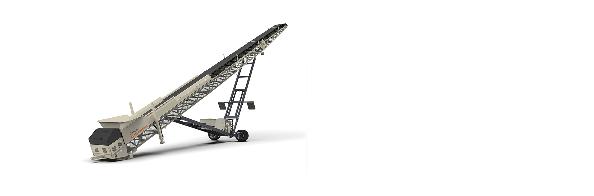 Nordtrack™ CW Series mobile wheel-mounted stacking conveyors. 