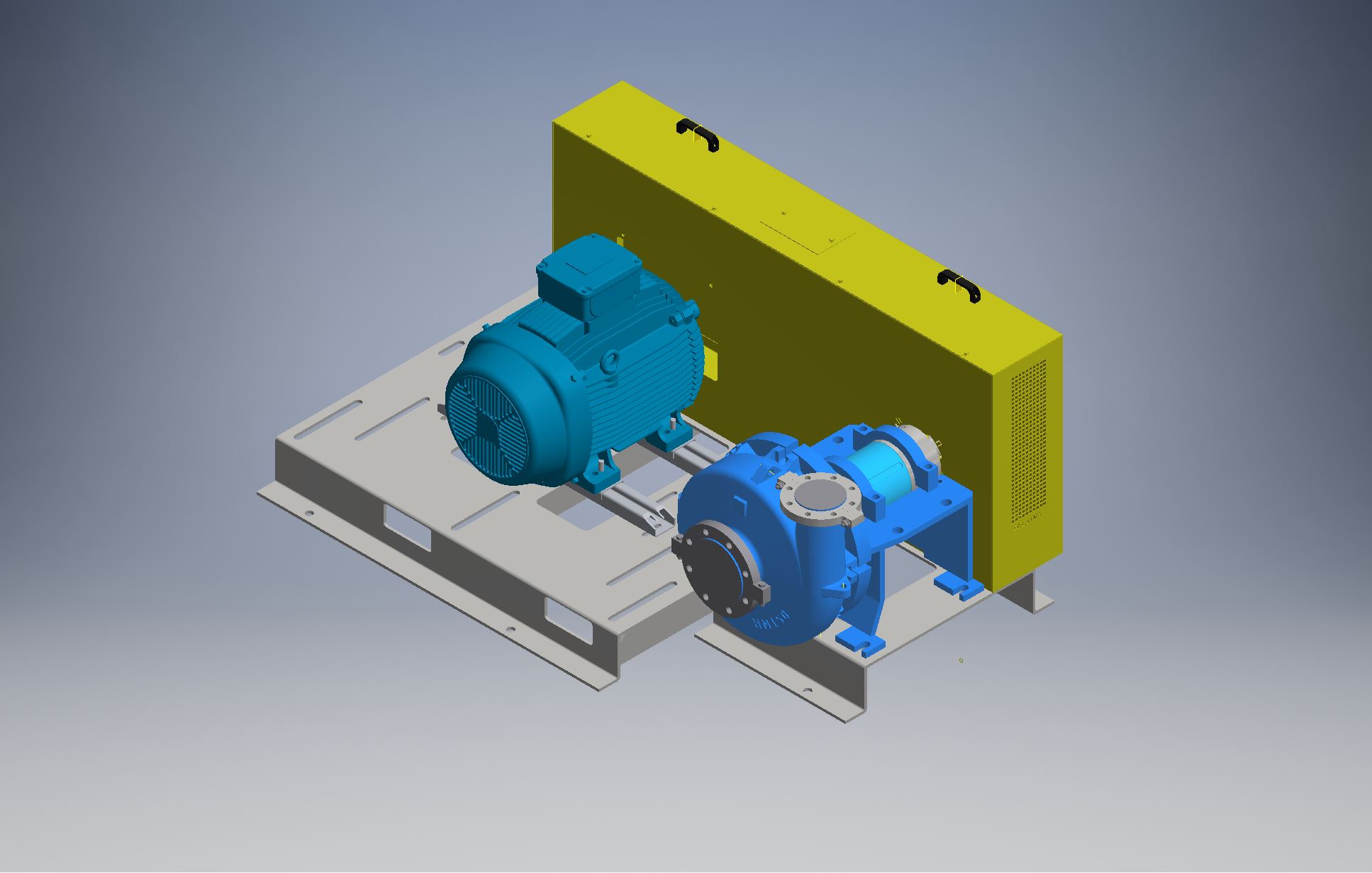 3D-MODEL-PUMP-HM150-FF-S-AN-STD-IEC225-LHS
