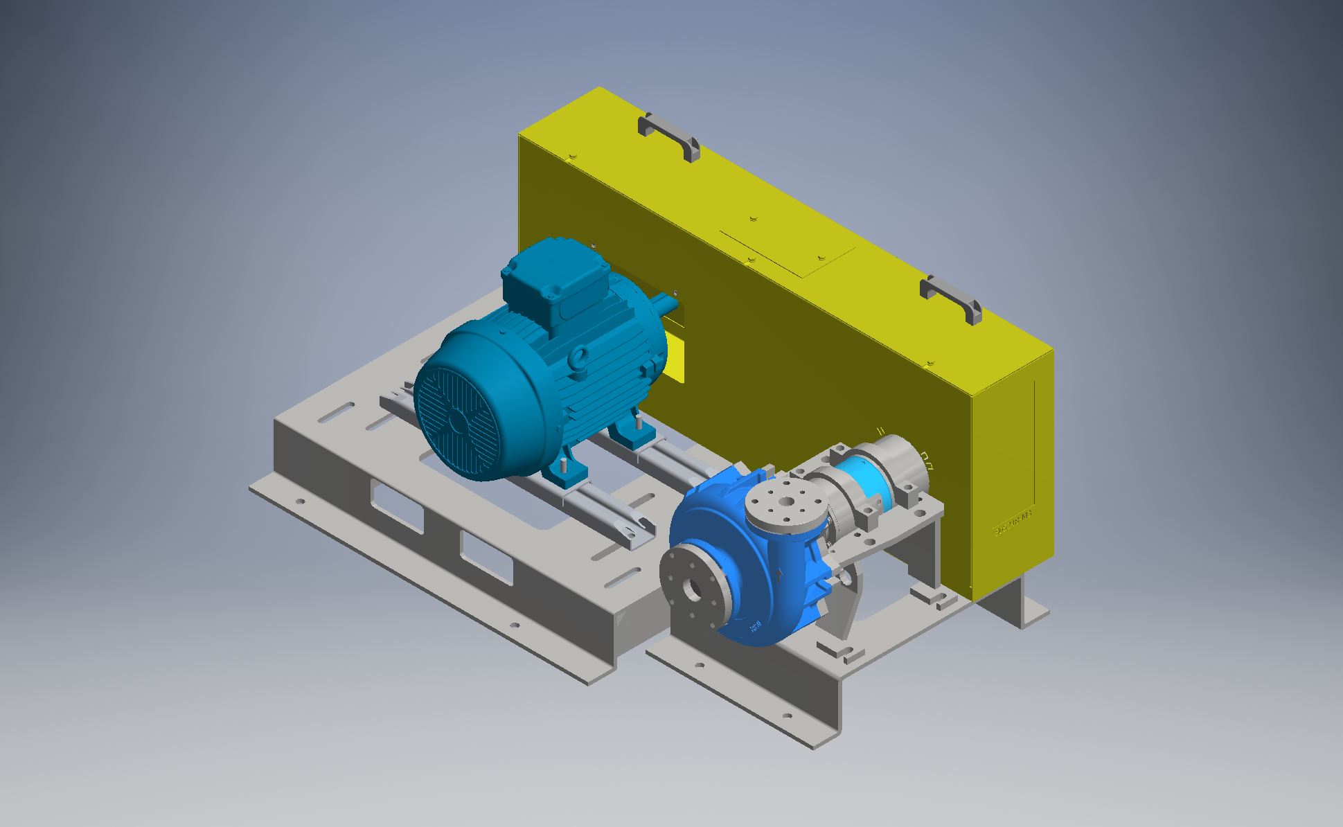 3D-MODEL-PUMP-HR50-FF-S-AN-STD-IEC160-LHS