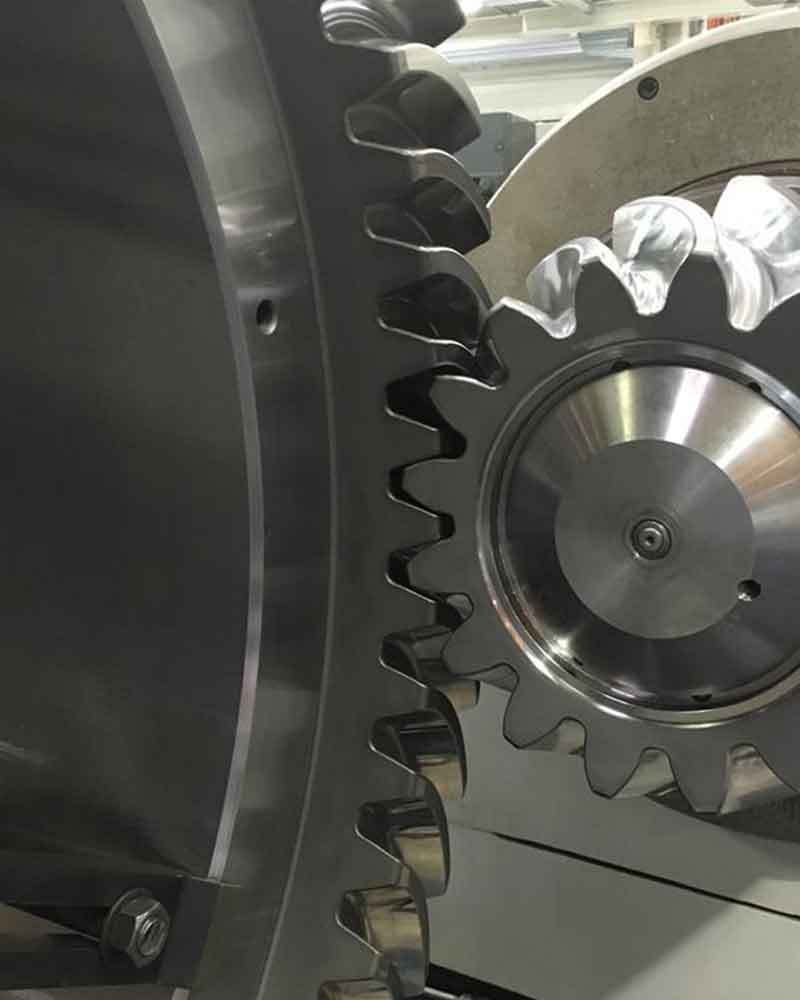 Offset eccentric gear upgrade for Metso Superior Primary Gyratory  Crusher