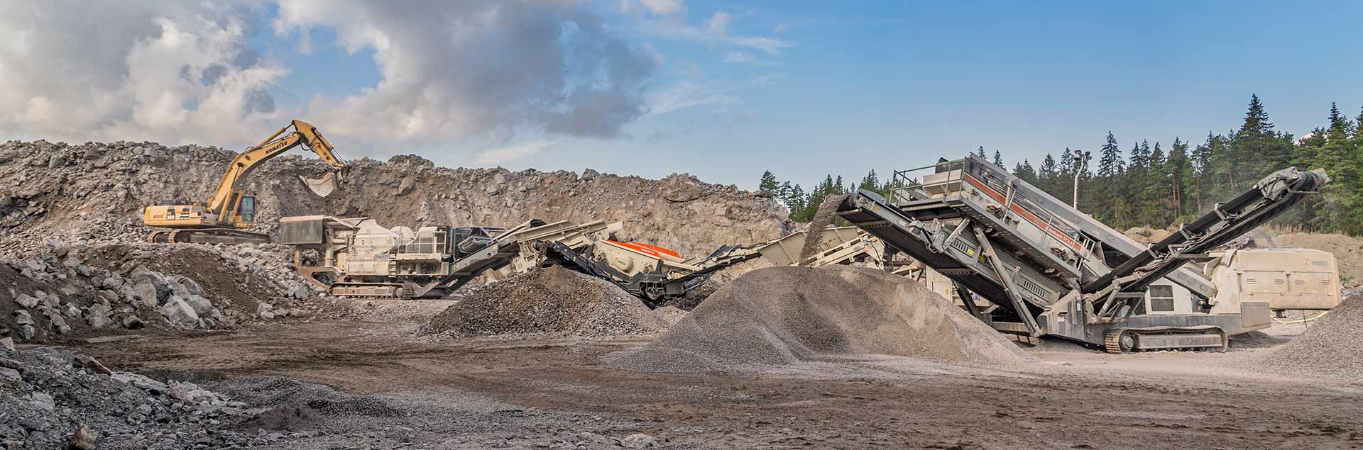 Process optimization and controls for aggregates equipment.