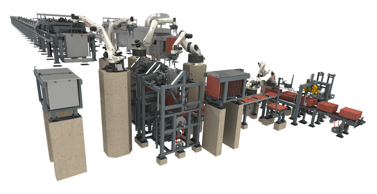 Máquina robotizada de extracción de depósito completo 