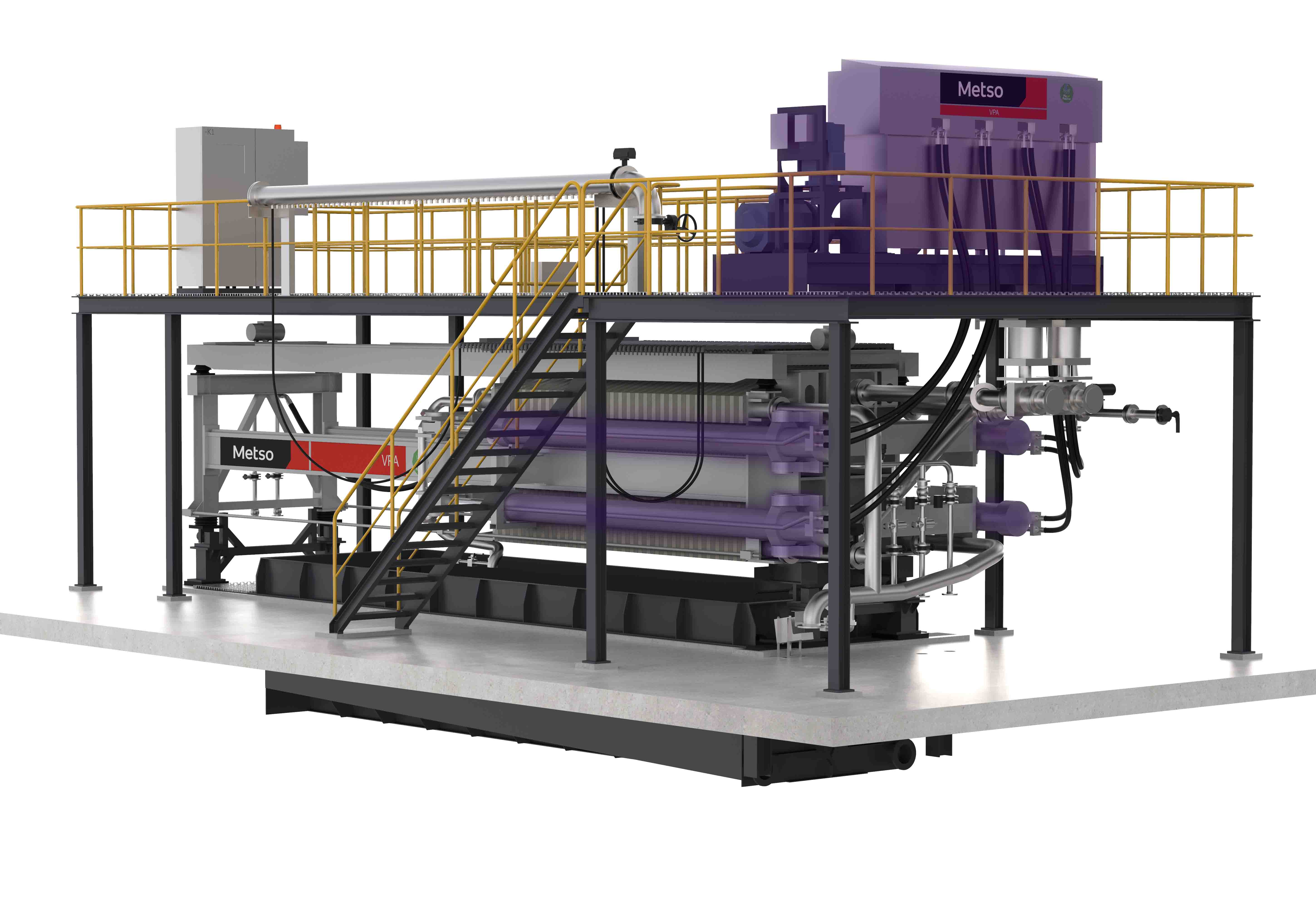 The role of the power pack in the VPA filter