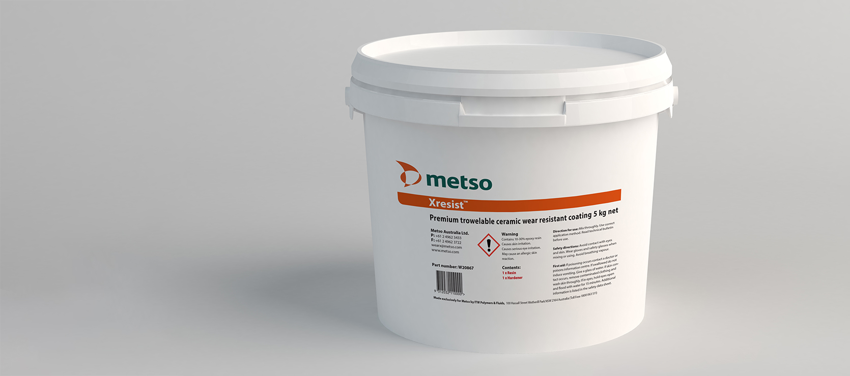 Wear and abrasion resistant coating - Metso