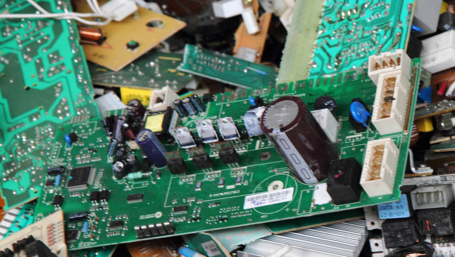 Recycling of electronic scrap