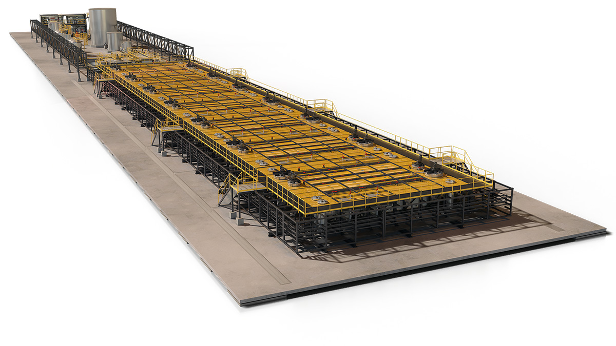 Unidad de planta de extracción por solventes VSF® X 