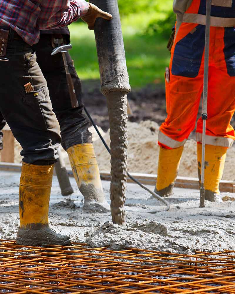 Aufbereiteter Sand ist ein idealer Bestandteil für Beton, Zement und Asphalt.