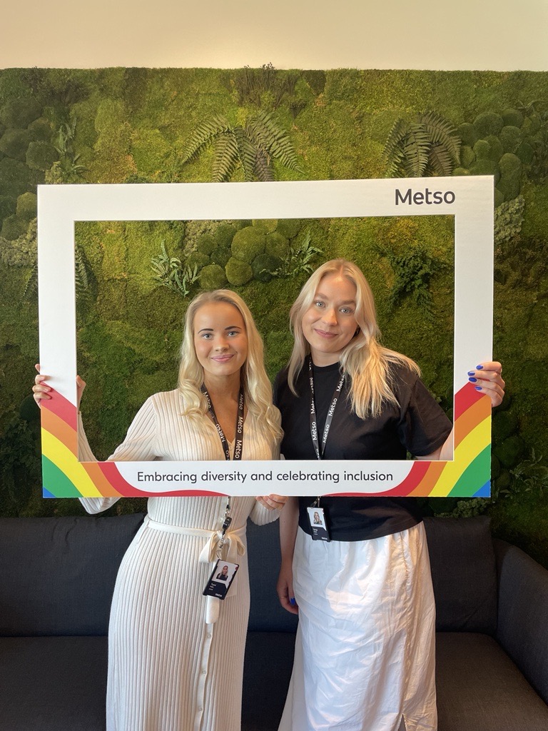 Celebrating Pride at the Espoo office.