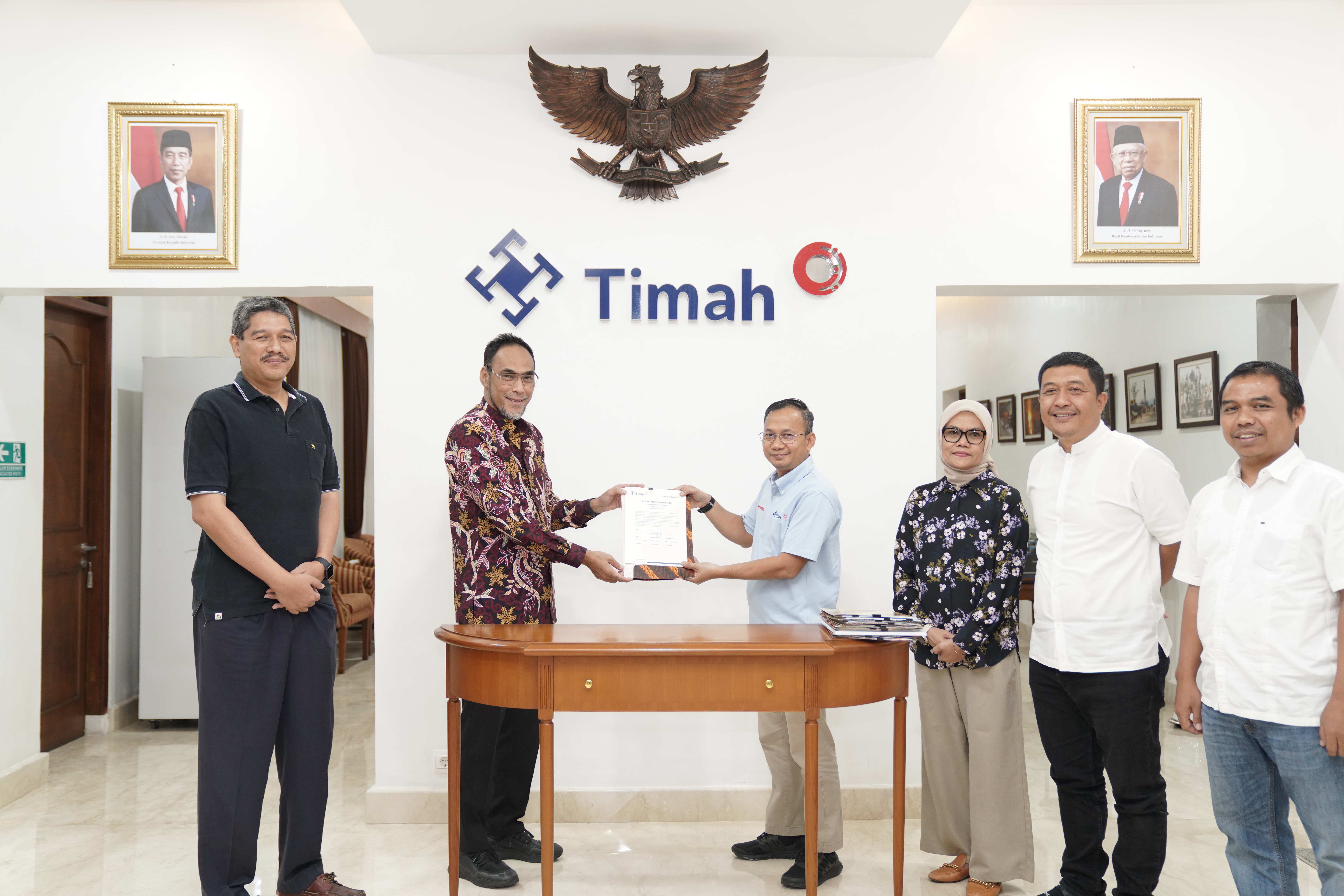 President Director of PT Timah Tbk, Achmad Ardianto recognises successful startup of the TIMAH Ausmelt Smelter in May 2023.