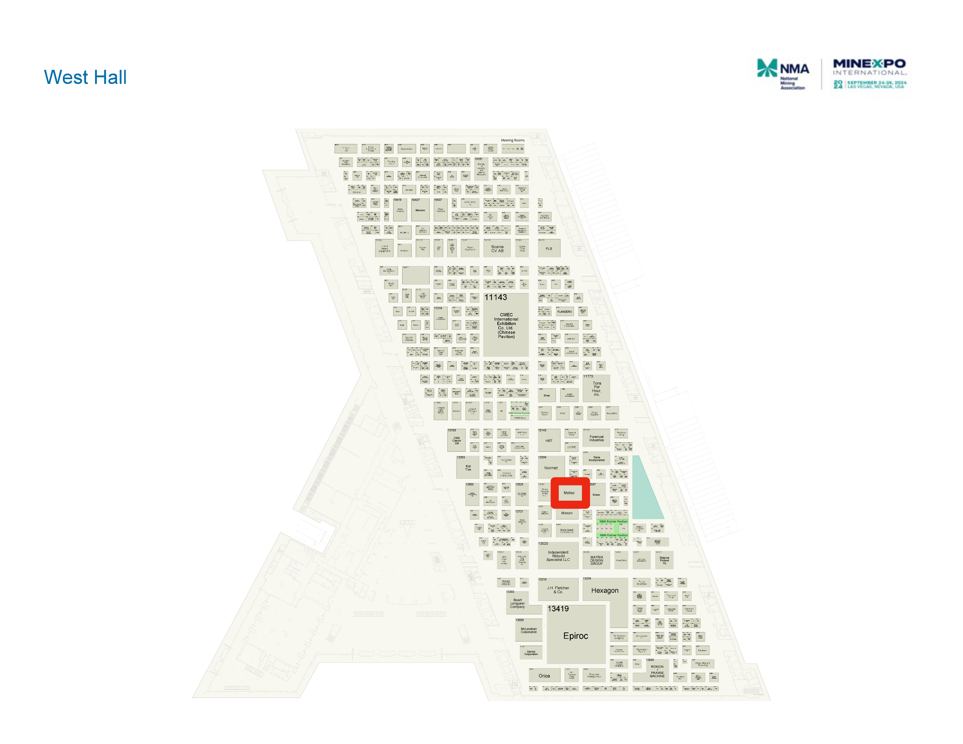 Floorplan minexpo 2024