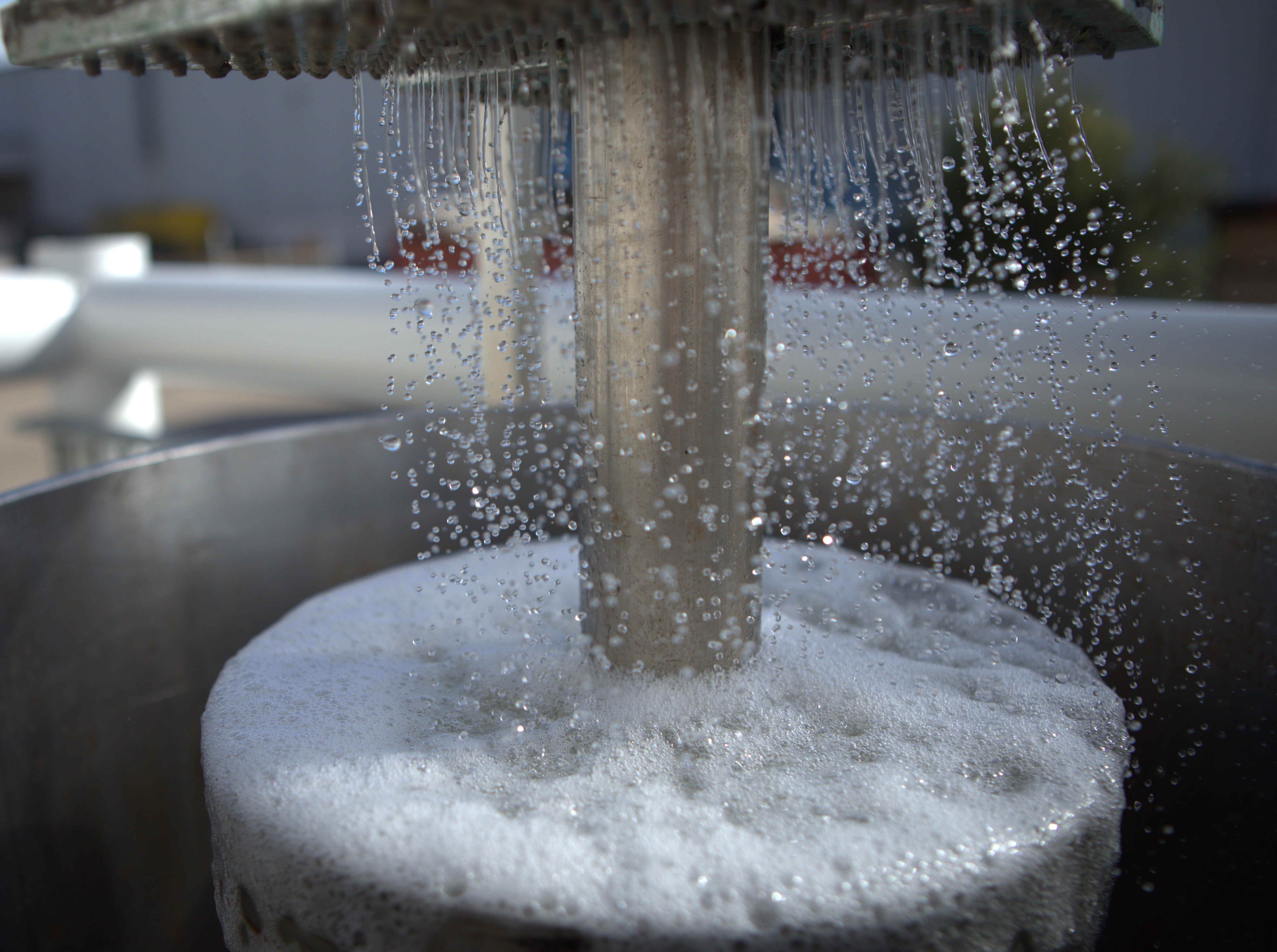 froth washing