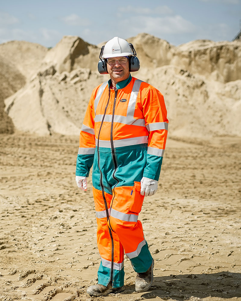 Metso expert at a customer site.