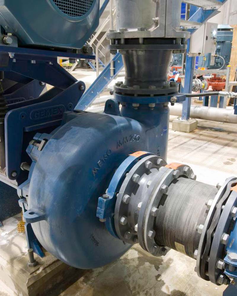 Special configurations for Orion Series slurry pumps.