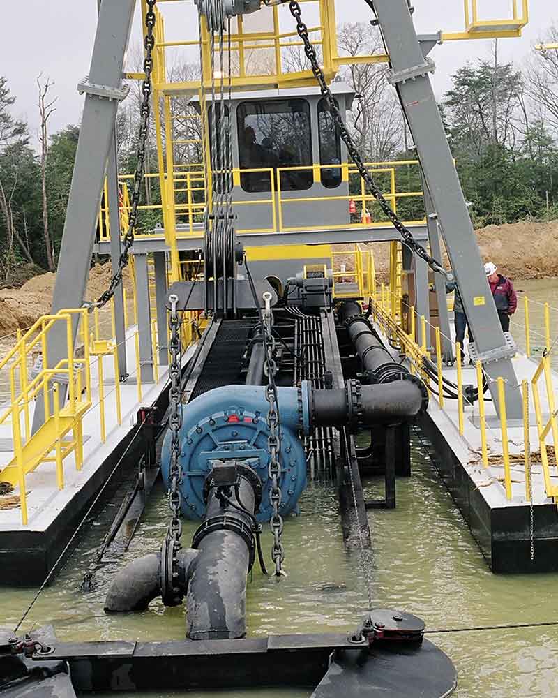 Thomas Simplicity pumps are rough and rugged solutions for dredging.