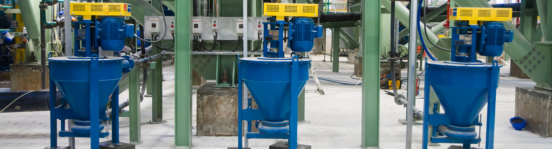 Sala VF Series vertical froth pump in a process plant.