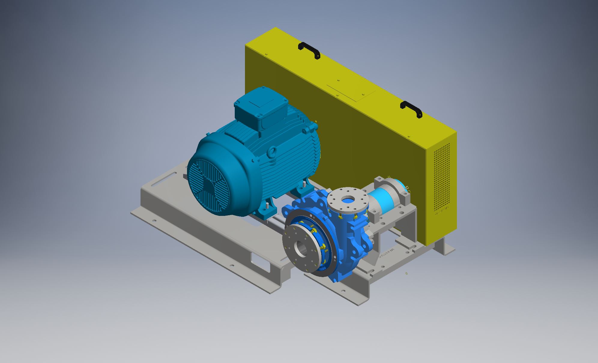 3D-MODEL-PUMP-HR100-FF-S-AN-STD-IEC225-LHS
