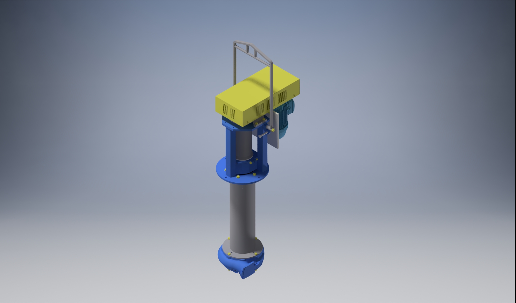 3D-MODEL-PUMP-VS100-L120-AN-IEC160-STD