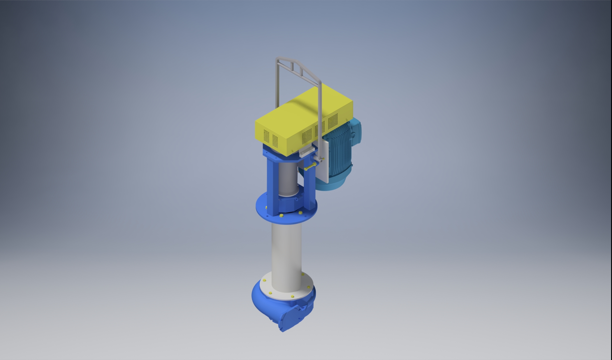 3D-MODEL-PUMP-VS150-L120-AN-IEC225-STD