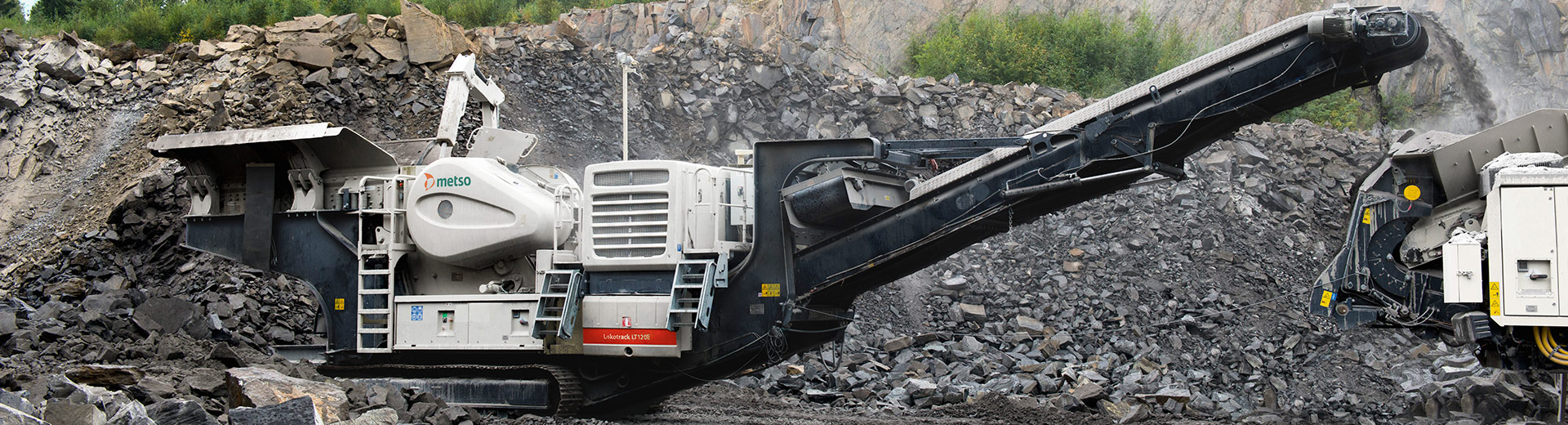 Lokotrack® LT120E™ mobile jaw crusher - Metso